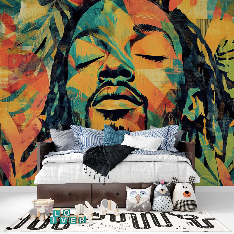 Afro Salon Wallpaper | Murals Wallpaper