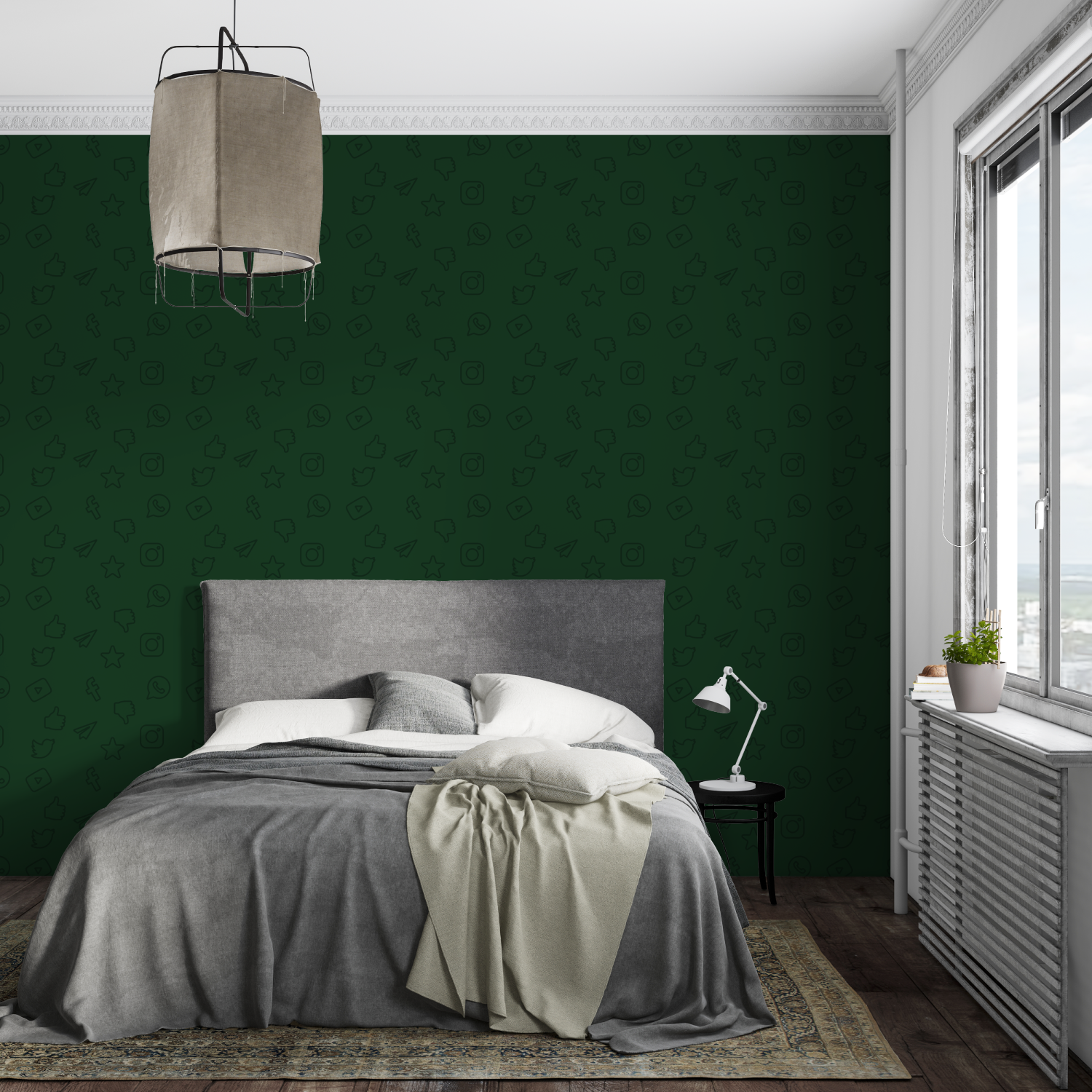 English Green Wallpaper | Murals Wallpaper