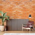 Orange Brick Wallpaper | Murals Wallpaper