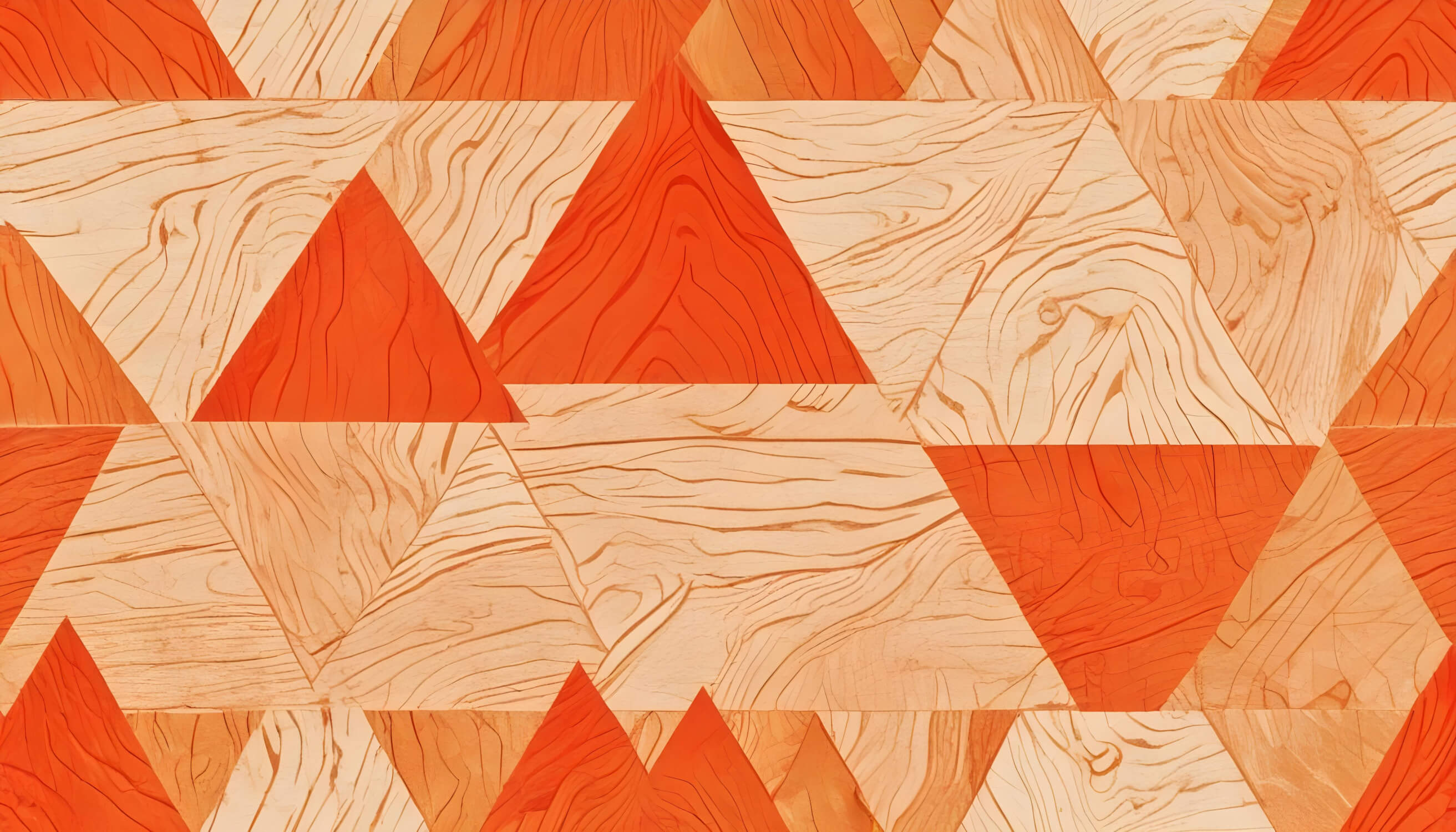 Orange Pattern Wallpaper | Murals Wallpaper