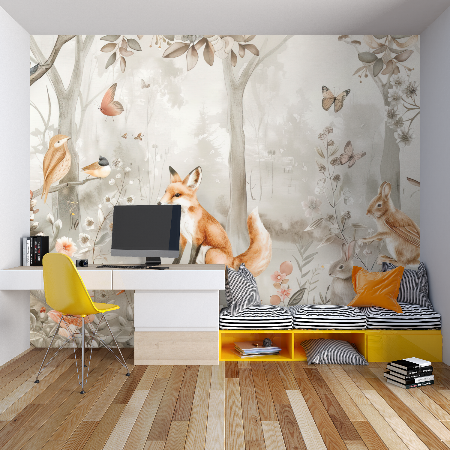 Tapeten Natur Chambre Enfant – Tapisserie-Held