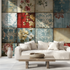 Tapete Vintage-Patchwork-Canape-Tendenz