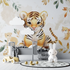 Tiger and Forest Animals Wallpaper | Murals Wallpaper