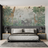 Aquarel jungle animals mural wa...er chambre adulte tendance