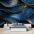 Navy Blue and Gold Wallpaper | Murals Wallpaper