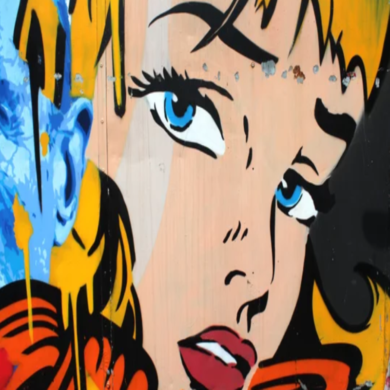 Cartoon Style Graffiti Wallpaper | Murals Wallpaper