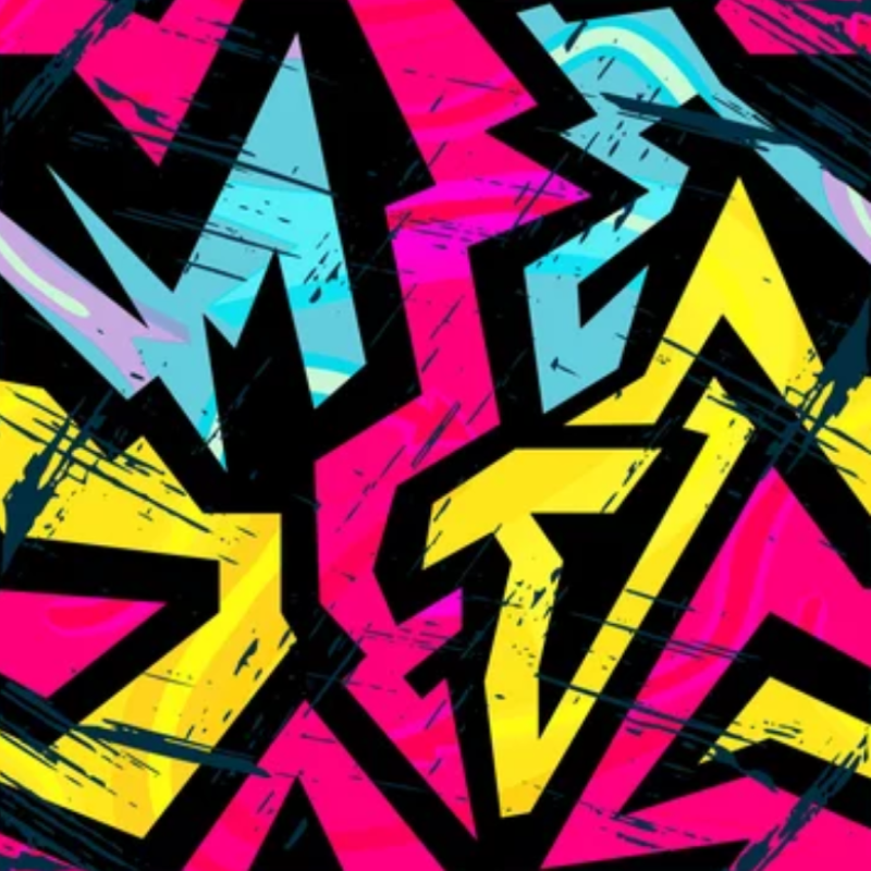 Urban Pink Graffiti Wallpaper | Murals Wallpaper