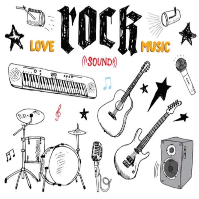 Rock Sound Music Wallpaper | Murals Wallpaper