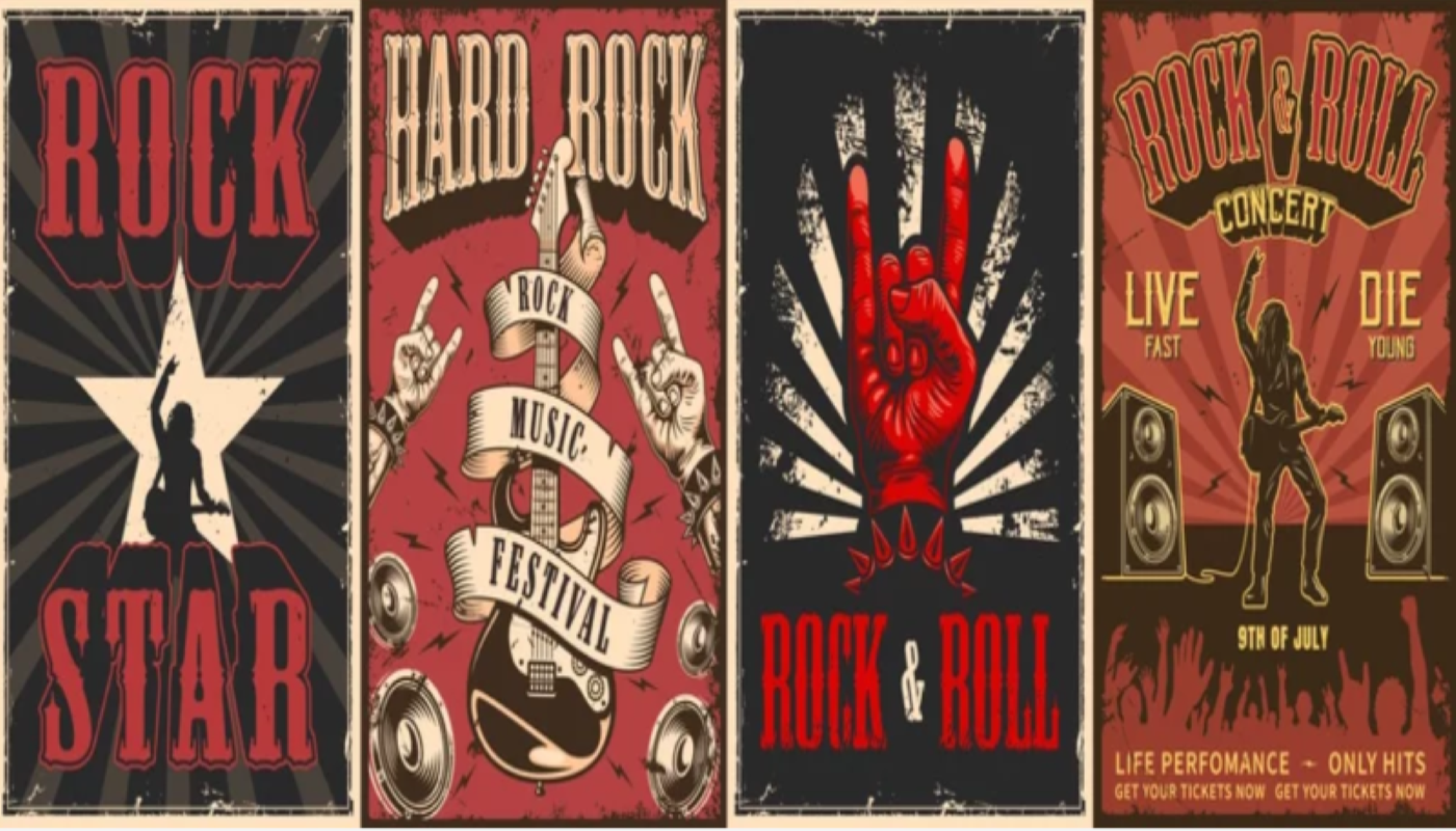 Hard Rock Music Wallpaper | Murals Wallpaper