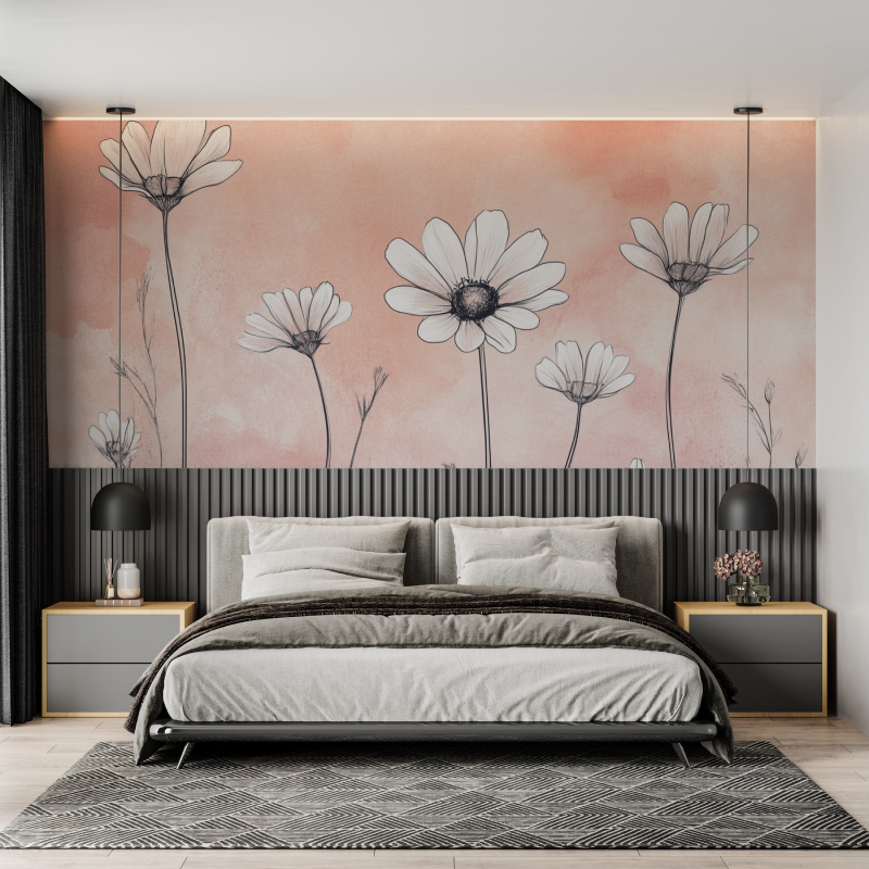 Daisy Trend Wallpaper | Murals Wallpaper