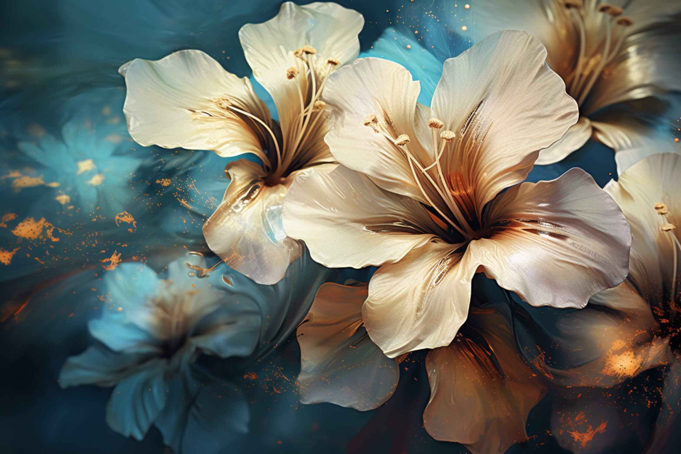 Watercolor Floral Wallpaper | Murals Wallpaper