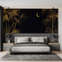 Black and Gold Palm Wallpaper | Murals Wallpaper