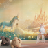 Princess and Unicorn Castle Wallpaper | Murals Wallpaper