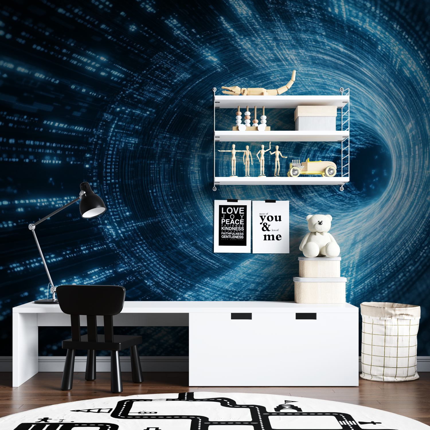 Futuristic Dashboard Wallpaper | Murals Wallpaper