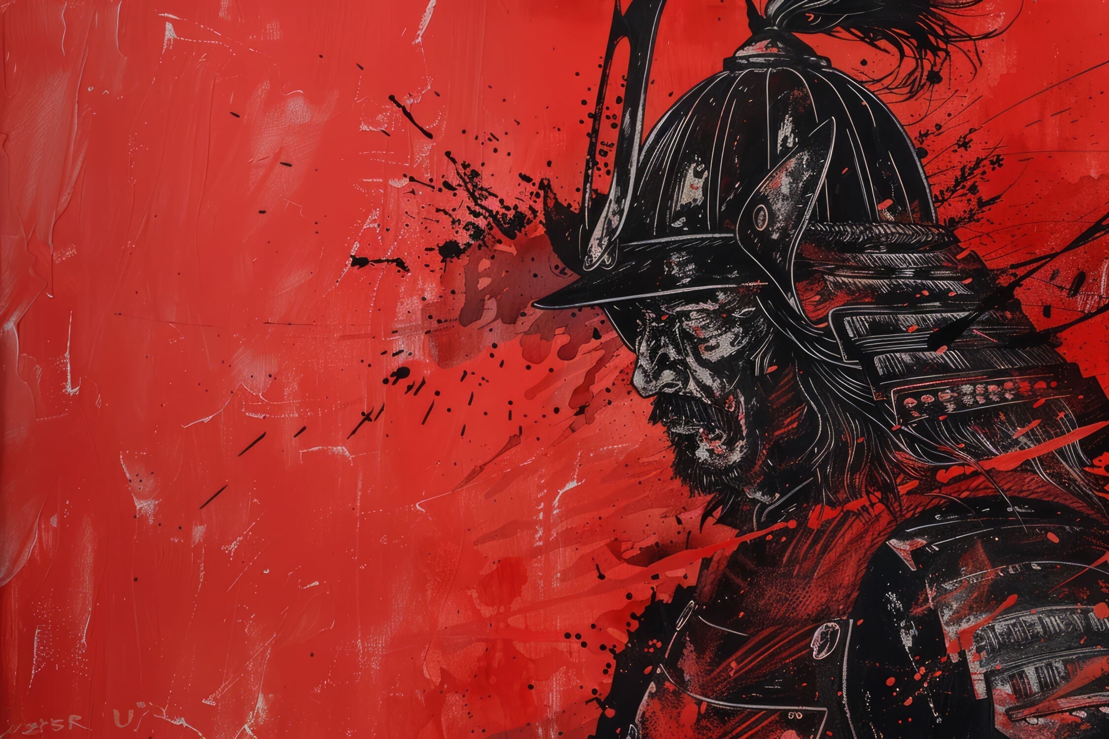 Japanese Samurai Design Wallpaper | Murals Wallpaper