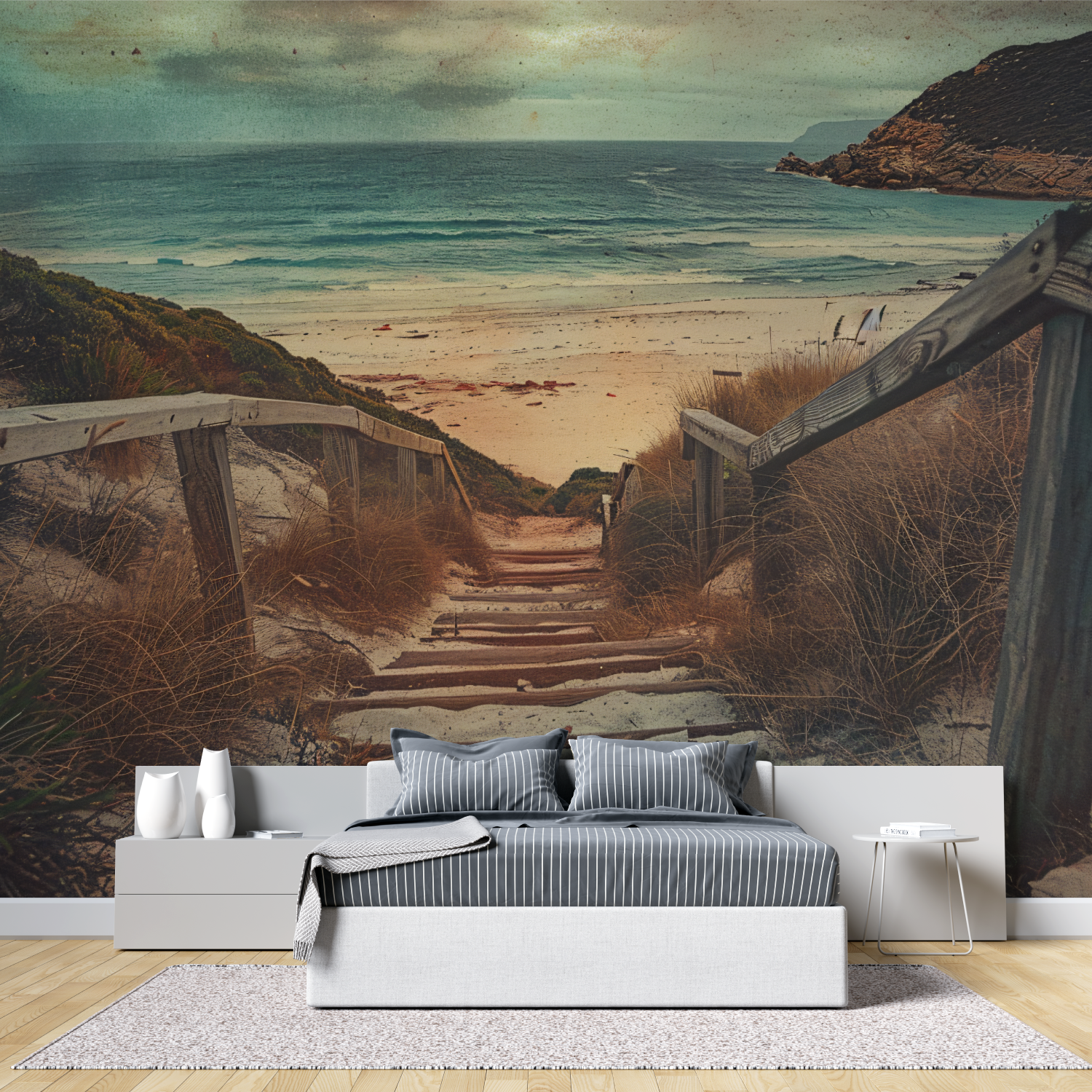 Staircase Trompe L'Oeil Wallpaper | Murals Wallpaper