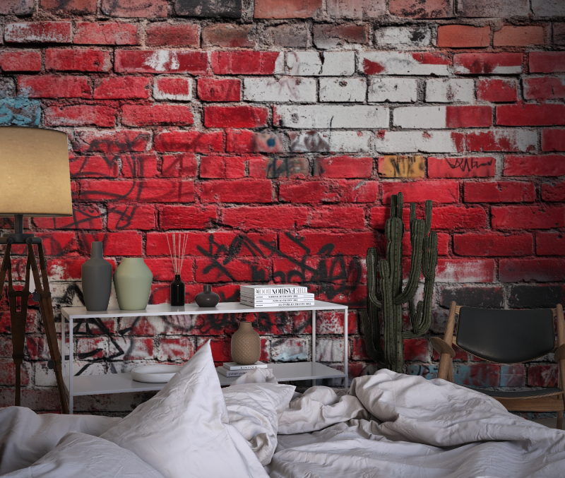Trendy Brick Effect Wallpaper | Murals Wallpaper