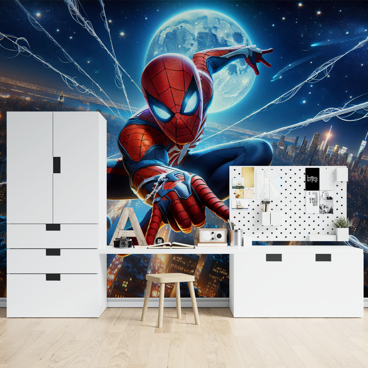 Spiderman Wallpaper for Boys' Room | Murals Wallpaper
