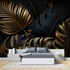 Black and Gold Art Wallpaper | Murals Wallpaper