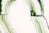Watercolor Green Lines Wallpaper | Murals Wallpaper