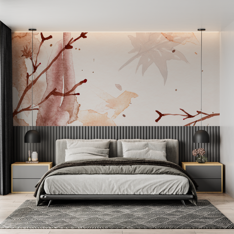 Watercolor Trend Wallpaper Living Room | Murals Wallpaper