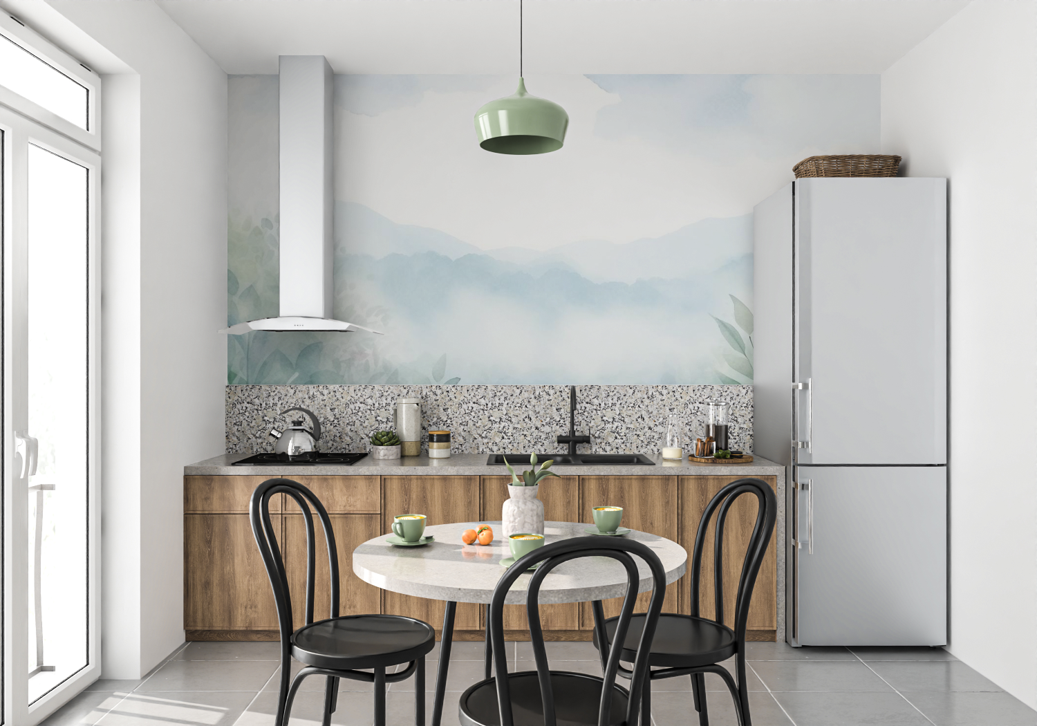 Watercolor Soft Paint Wallpaper | Murals Wallpaper
