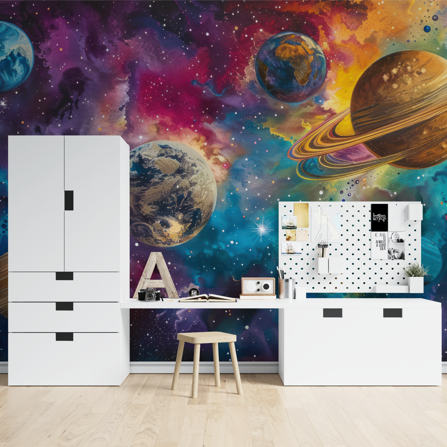 Papier Peint Ados Espace et Galaxie – Tapisserie Garçon