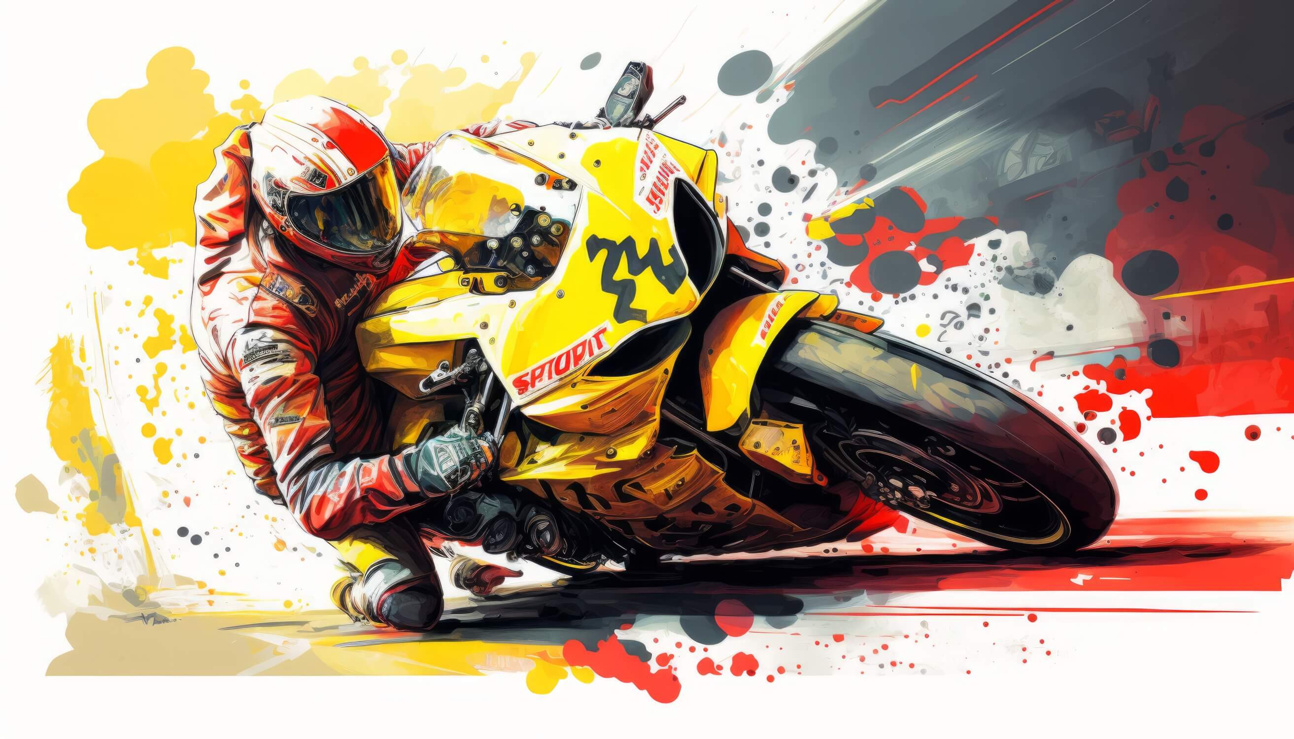 Moto GP Wall Mural Wallpaper | Murals Wallpaper