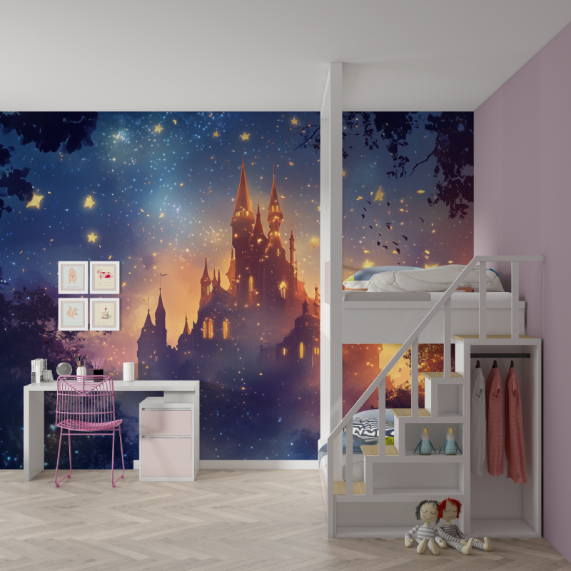 Princess Dream Castle Wallpaper | Murals Wallpaper