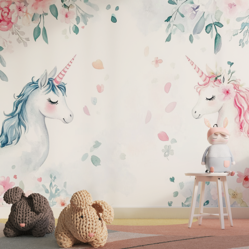 Kinderzimmer-Tapeten-Thema...Eure Tapisserie pour Fille