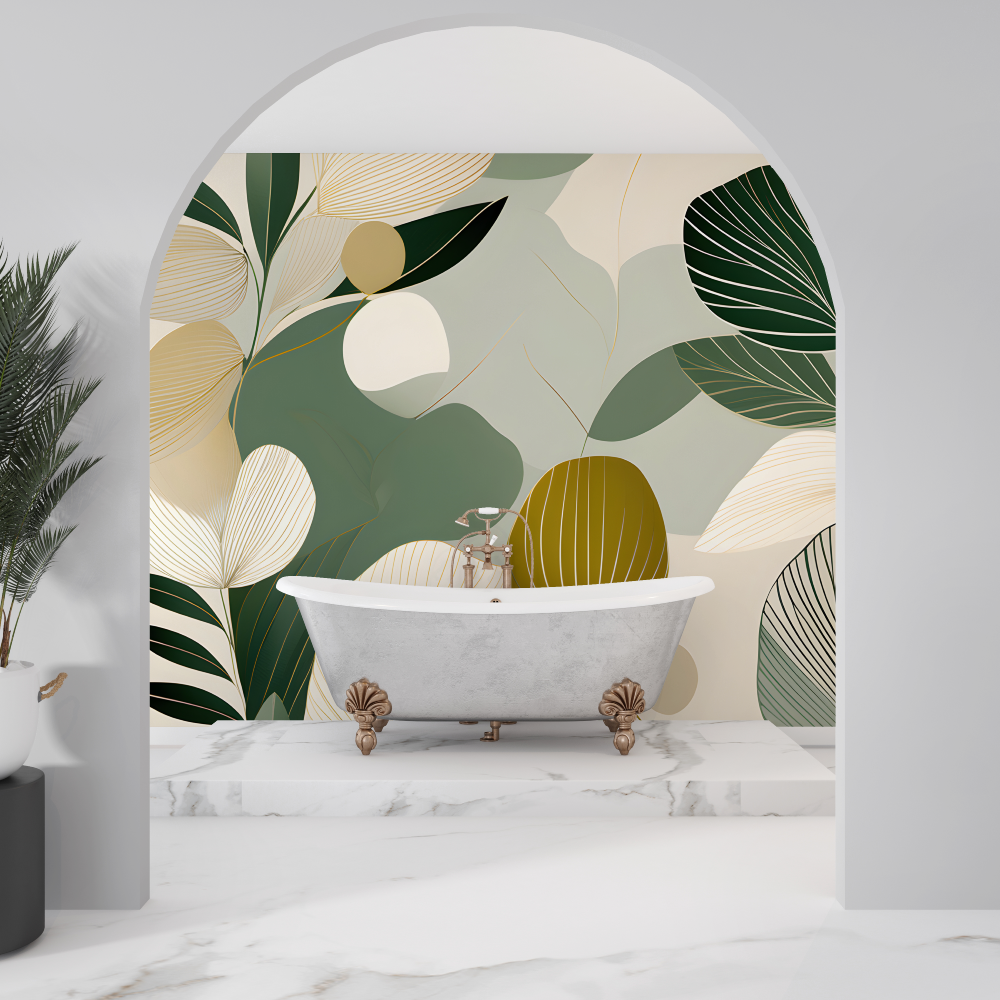 Waterproof Wallpaper for Shower | Murals Wallpaper