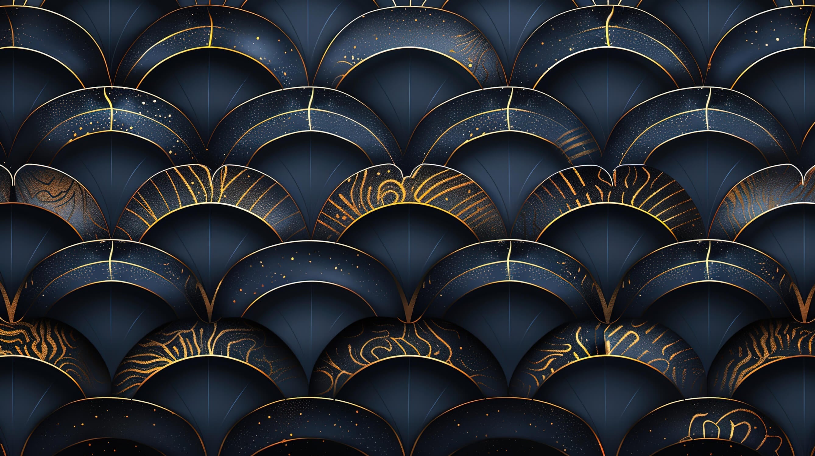 Electric Storm Art Deco Wallpaper | Murals Wallpaper