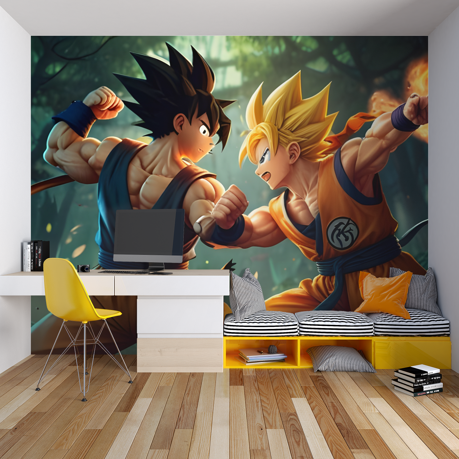 DBZ Crossover Wallpaper | Murals Wallpaper