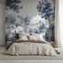 Vintage Toile de Jouy Mural Wallpaper