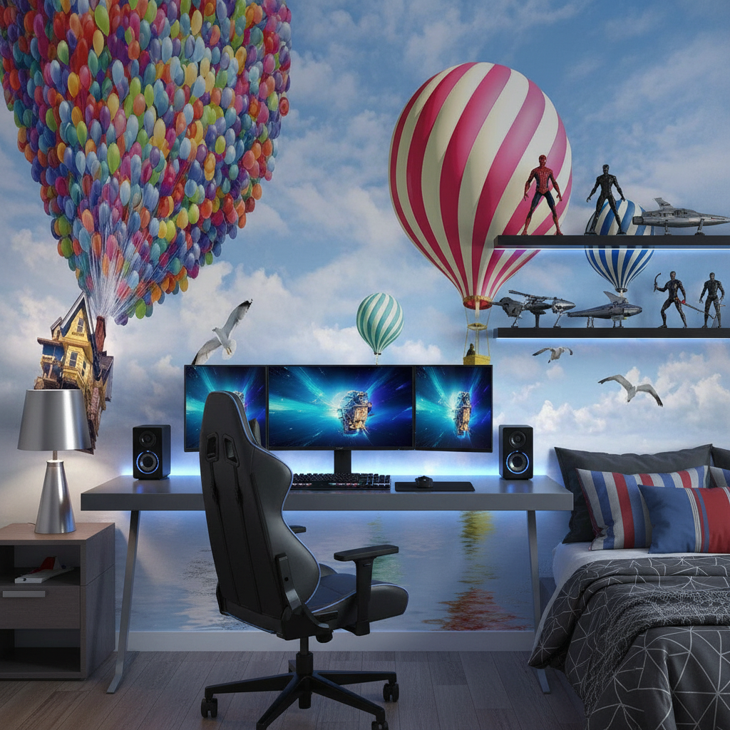 Mural Wallpaper Up There