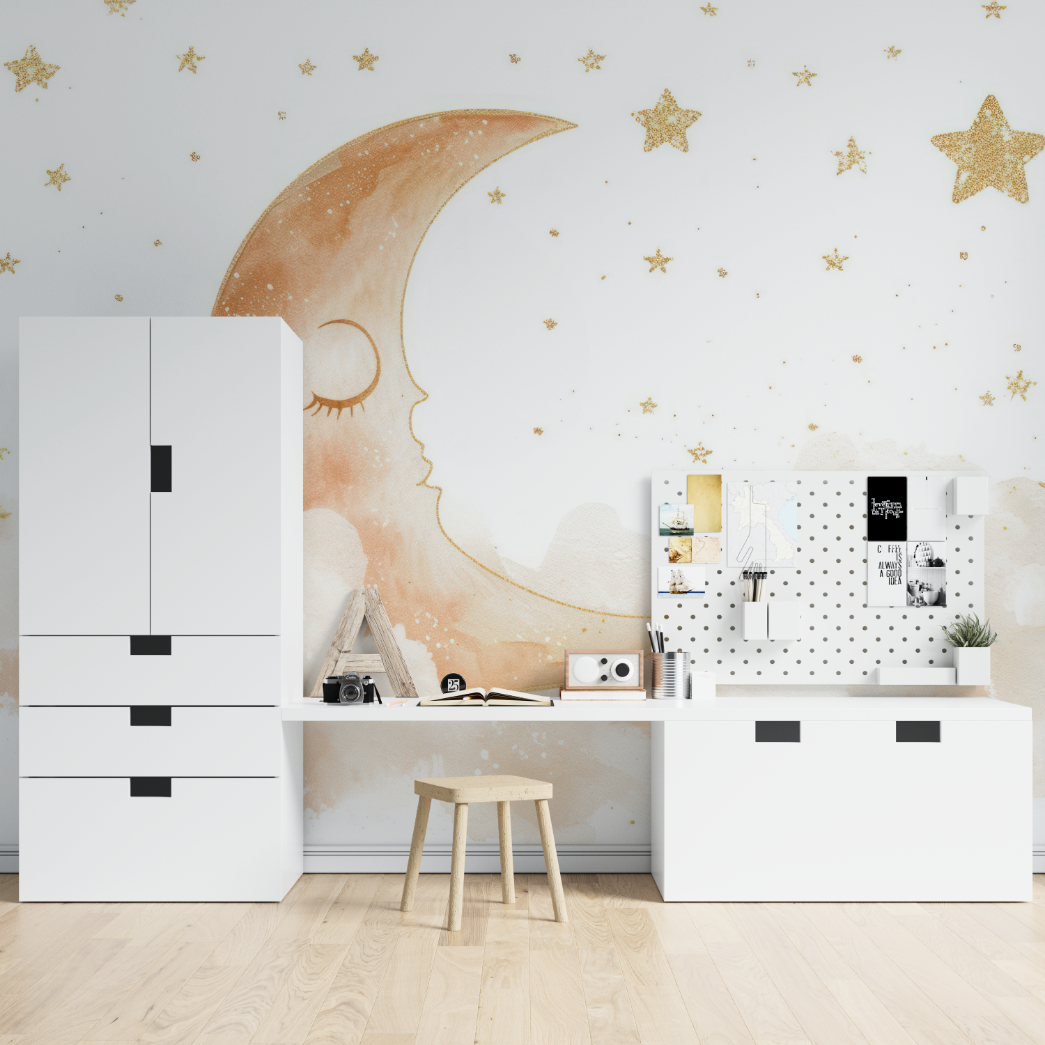 Moon Wallpaper for Kids | Murals Wallpaper