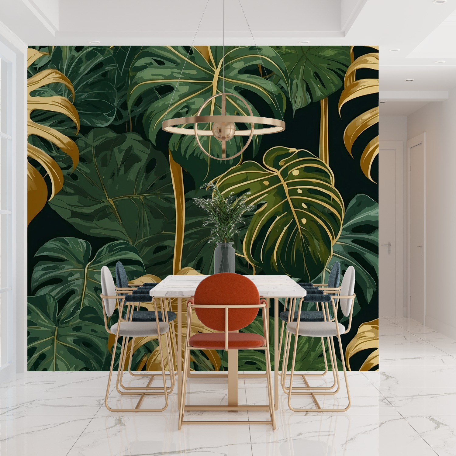 Gold Jungle Wallpaper | Murals Wallpaper