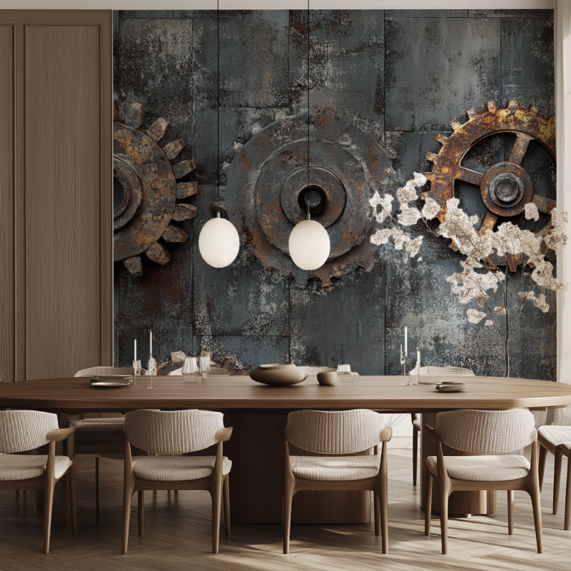 Vintage Factory Wallpaper | Murals Wallpaper