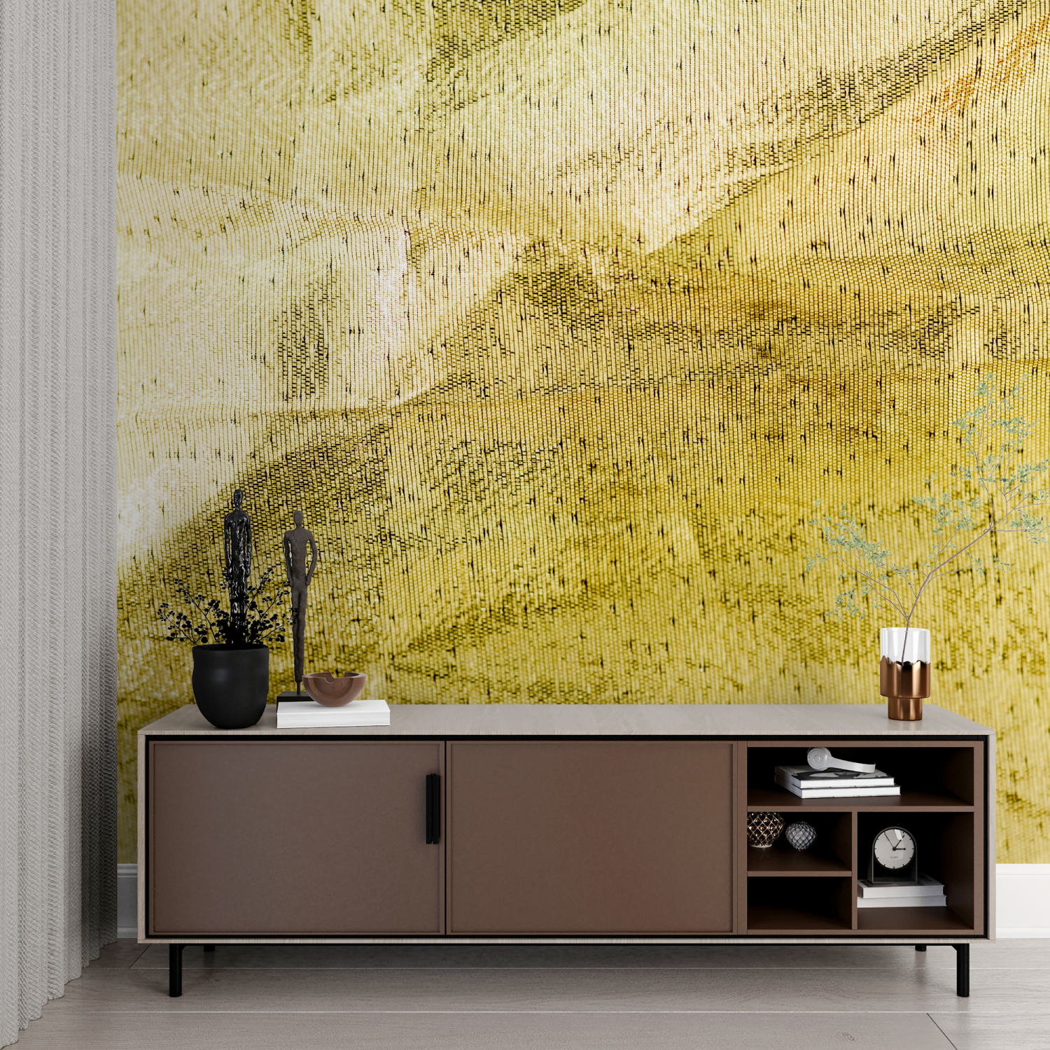 Gold Leaf Wallpaper | Murals Wallpaper