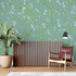 Aqua Floral Wallpaper | Murals Wallpaper