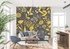 Yellow and Black Wallpaper | Murals Wallpaper