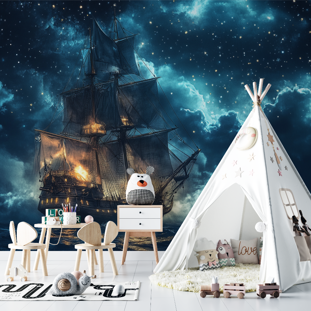 Pirate Ship Wallpaper | Murals Wallpaper