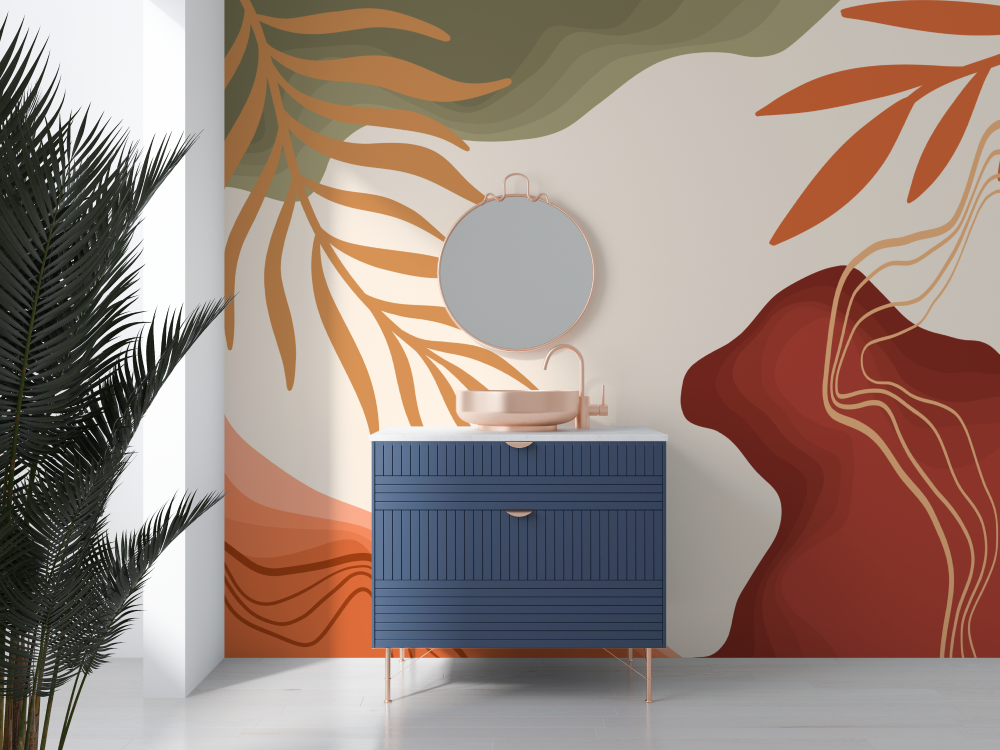Trendy Bathroom Wallpaper | Murals Wallpaper