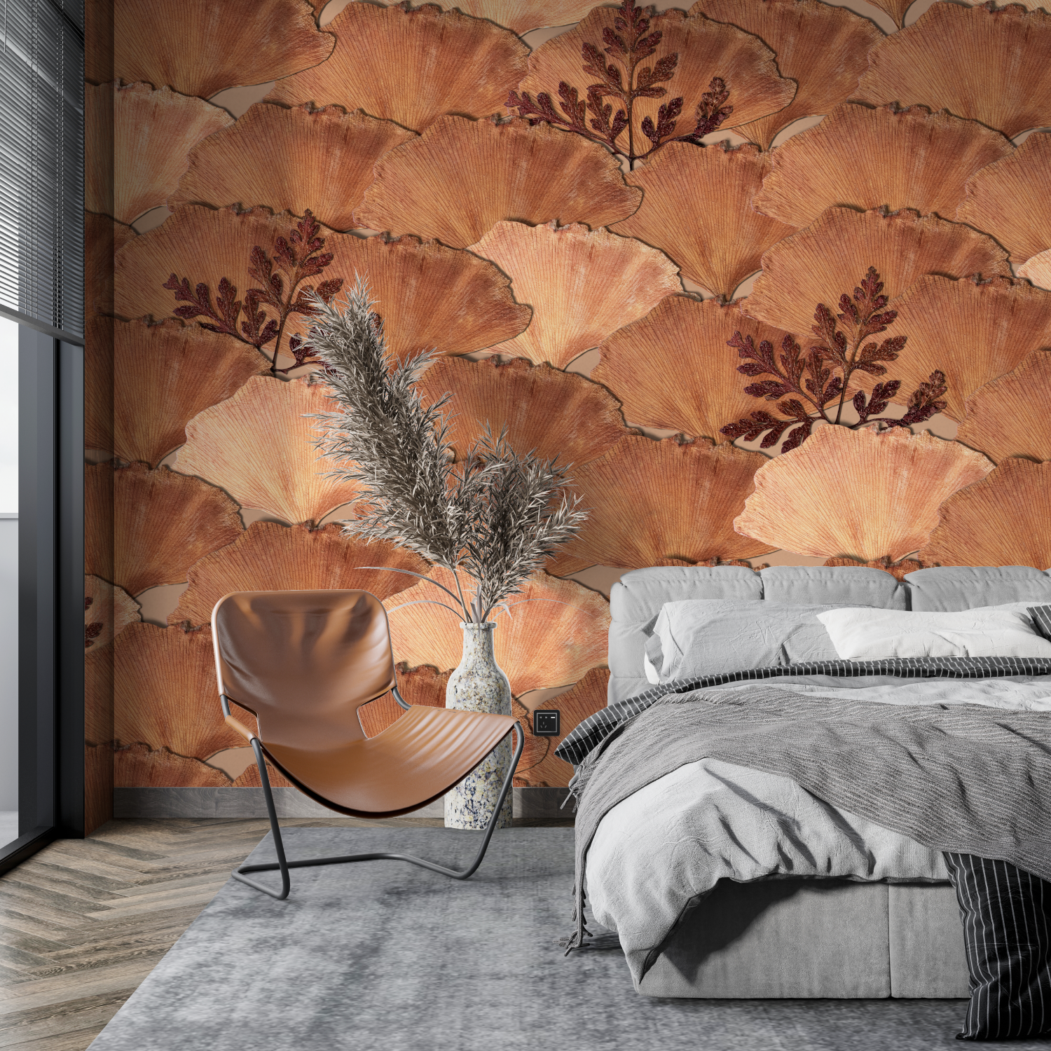 Essence of Azure Art Deco Wallpaper | Murals Wallpaper