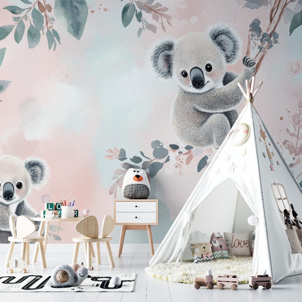 Koala Wallpaper and Cozy Atmosphere | Murals Wallpaper