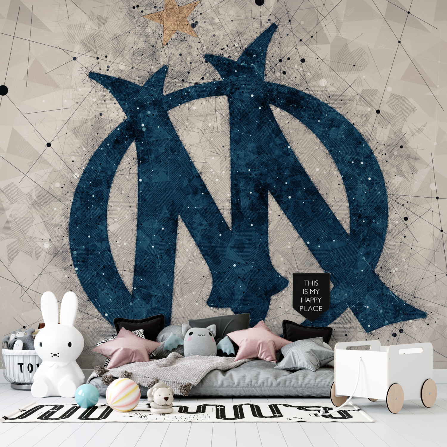 Marseille Soccer Wallpaper | Murals Wallpaper