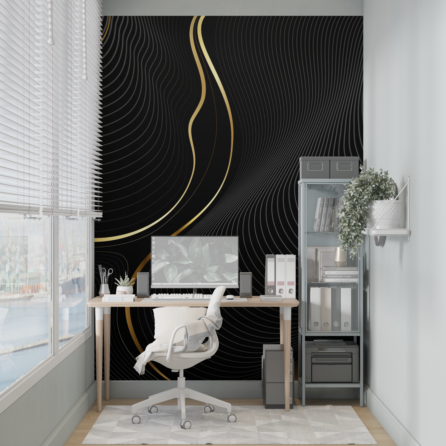 Black Bedroom Wallpaper | Murals Wallpaper