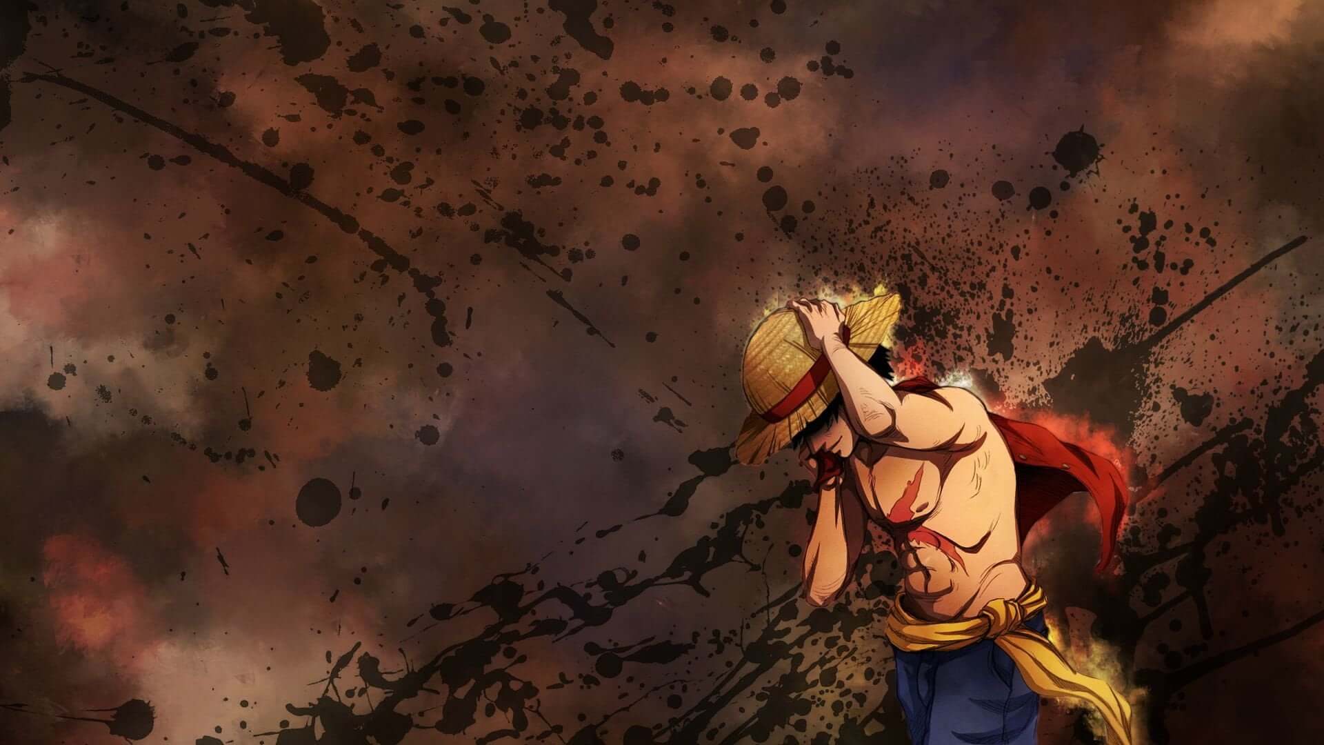 One Piece Brown Wallpaper | Murals Wallpaper