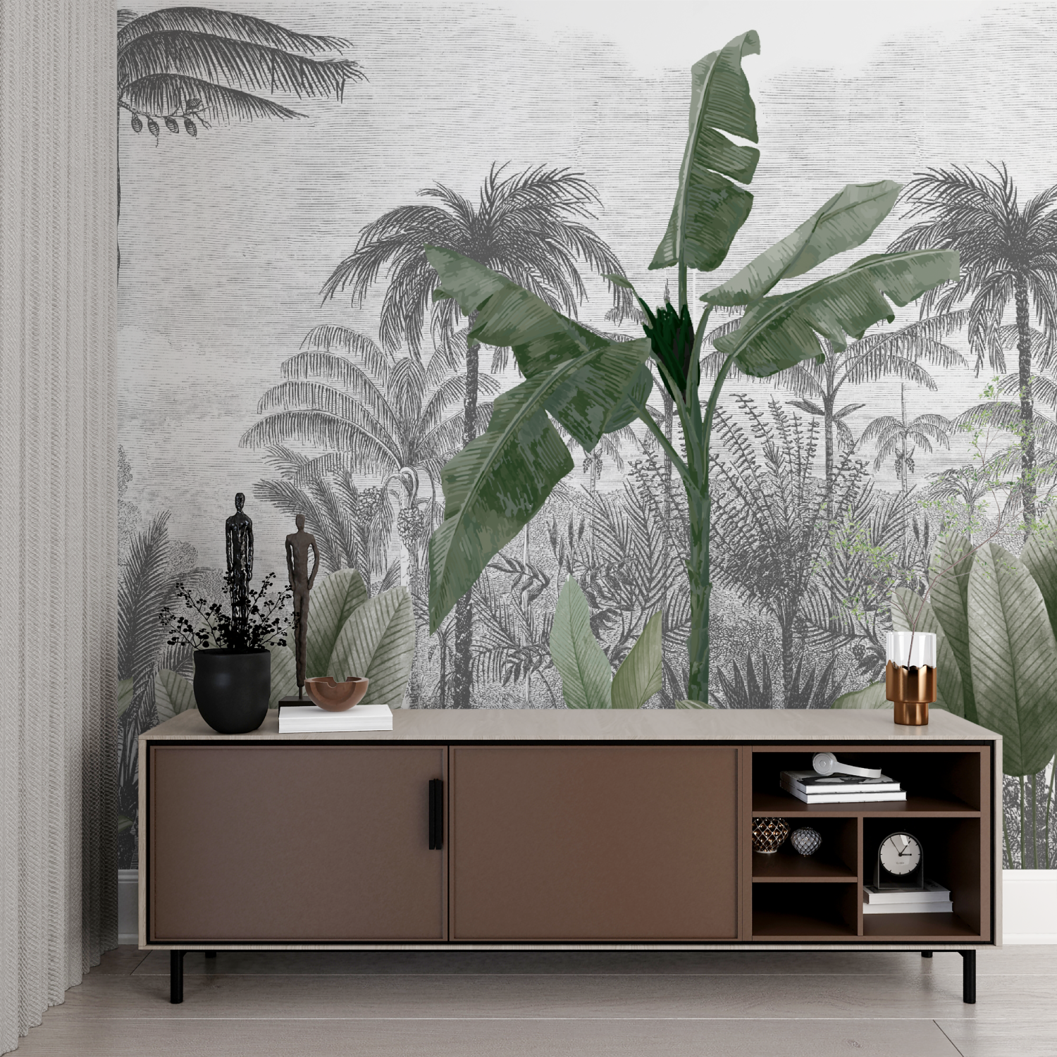 Green Mural Wallpaper | Murals Wallpaper