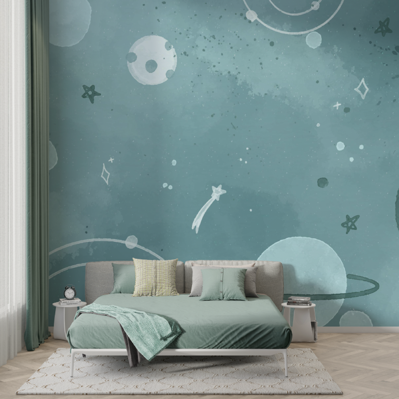 Space Bedroom Wallpaper | Murals Wallpaper